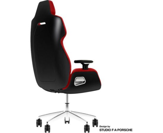Thermaltake ARGENT E700 Design by Studio FA Porsche, gaming chair red/black, Storm Black Houndstooth Fabric Gaming krēsli