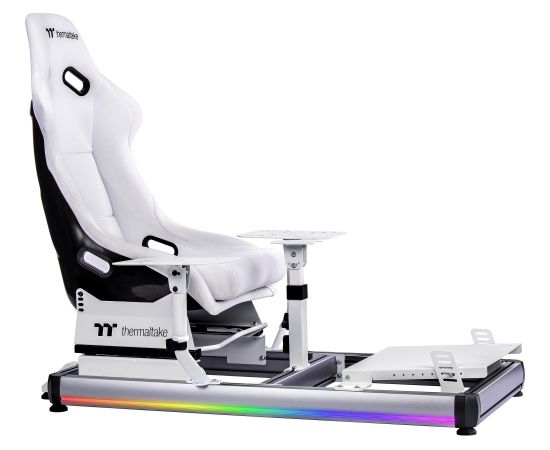 Thermaltake GF500 Flight Simulator Cockpit Snow GSC-F50-CPASWH-01, Sim Rig white Gaming krēsli