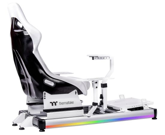 Thermaltake GF500 Flight Simulator Cockpit Snow GSC-F50-CPASWH-01, Sim Rig white Gaming krēsli