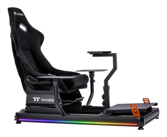 Thermaltake GF500 Flight Simulator Cockpit Black GSC-F50-CPASBB-01, Sim Rig black Gaming krēsli