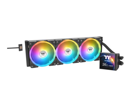 Thermaltake MAGFloe 420 Ultra ARGB Sync AIO Liquid Cooler, Water Cooling System Black Procesoru dzesēšana