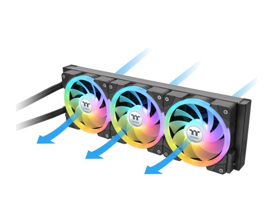 Thermaltake MAGFloe 420 Ultra ARGB Sync AIO Liquid Cooler, Water Cooling System Black Procesoru dzesēšana