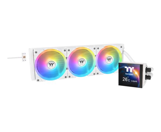 Thermaltake MAGFloe 360 Ultra ARGB Sync AIO Liquid Cooler, White, Snow Edition Procesoru dzesēšana