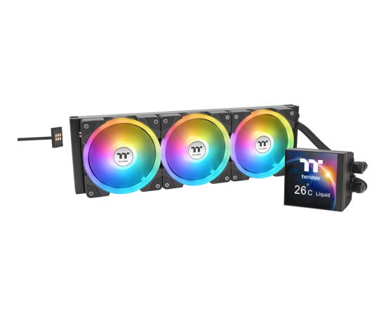 Thermaltake MAGFloe 360 Ultra ARGB Sync AIO Liquid Cooler, water cooling black Procesoru dzesēšana
