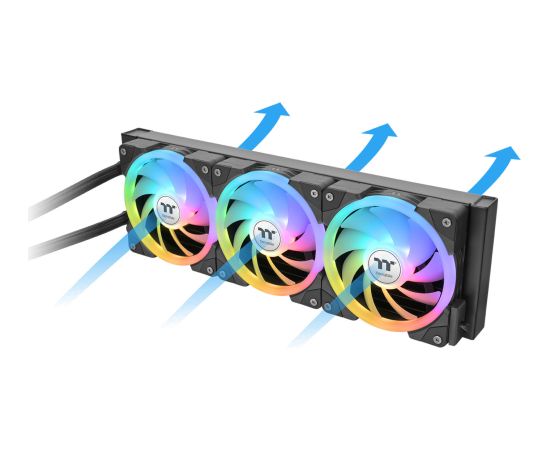 Thermaltake MAGFloe 360 Ultra ARGB Sync AIO Liquid Cooler, water cooling black Procesoru dzesēšana