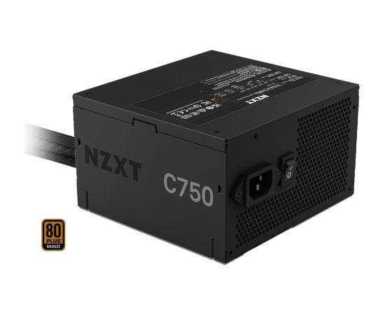 NZXT C750 Bronze, PC power supply black, 750 Watt Datoru barošanas bloki