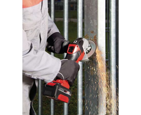 EINHELL Power X-Change cordless angle grinder TE-AG 18/115 Li Kit, 18V red/black, Li-ion battery 3.0Ah, in E-Box S35 Новинки Для дома и сада 