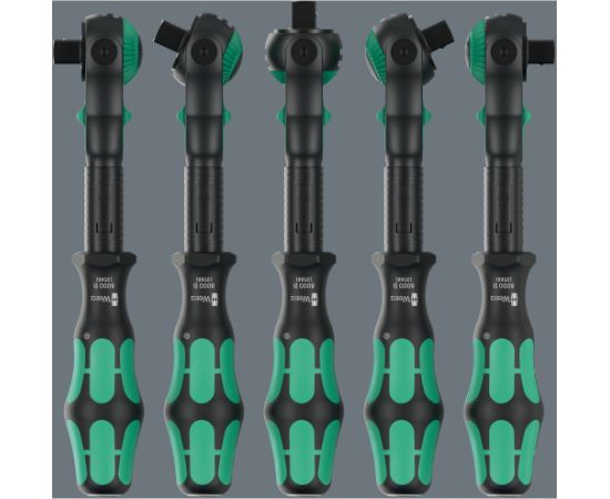 Wera Zyklop Speed Ratchet 8000 B Black Edition, 3/8" black/green, with pivoting head Новинки Для дома и сада 