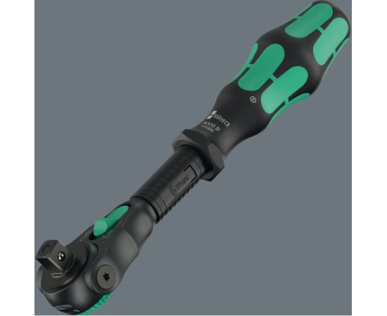 Wera Zyklop Speed Ratchet 8000 B Black Edition, 3/8" black/green, with pivoting head Новинки Для дома и сада 