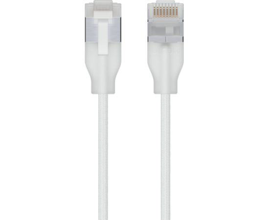 Ubiquiti UniFi Etherlighting Cat.6a premium patch cable white, 0.15 meter, sleeved Jaunumi - Datori