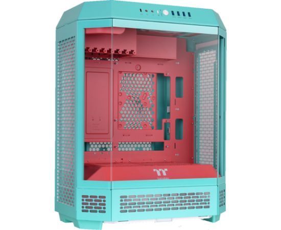 Thermaltake The Tower 600, tower case mint/red, tempered glass x 3 Datoru korpusi