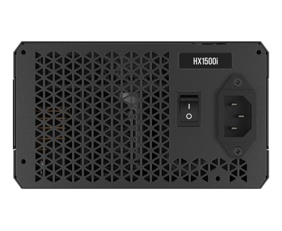Corsair HX1500i (2025), PC power supply black, 2x 12V 2x6 PCIe, 5x PCIe, cable management, 1500 Watt Datoru barošanas bloki