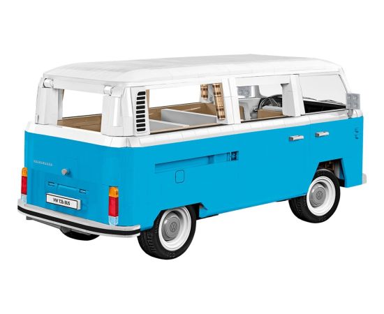COBI Volkswagen T2b Bus, construction toy light blue/white, scale 1:12 Конструкторы