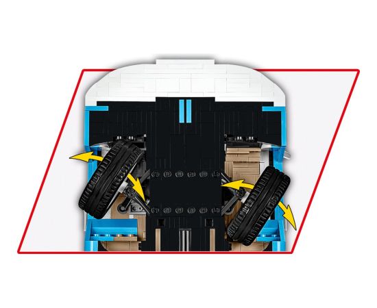 COBI Volkswagen T2b Bus, construction toy light blue/white, scale 1:12 Конструкторы