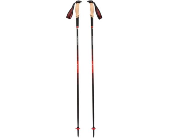 Black Diamond Trekking Poles Pursuit Carbon Z, Fitness Equipment anthracite/orange, 1 pair, 130 cm Nūjošana