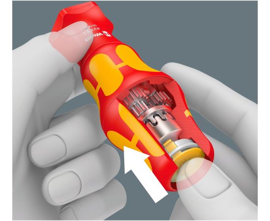 Wera Kraftform Kompakt Turbo i 1 Tool Finder, 16-piece, socket wrench red/yellow, 16-piece Новинки Для дома и сада 