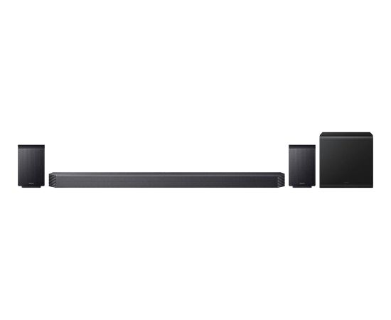 SAMSUNG Q-Series Soundbar HW-Q935GF black, 9.1.4-channel, rear speakers, Q-Symphony, wireless Dolby Atmos Акустические системы , колонки