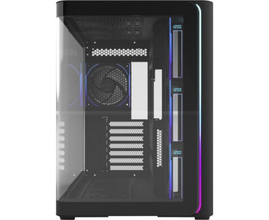 Fortron FSP M580-BP, tower case black, tempered glass Datoru korpusi