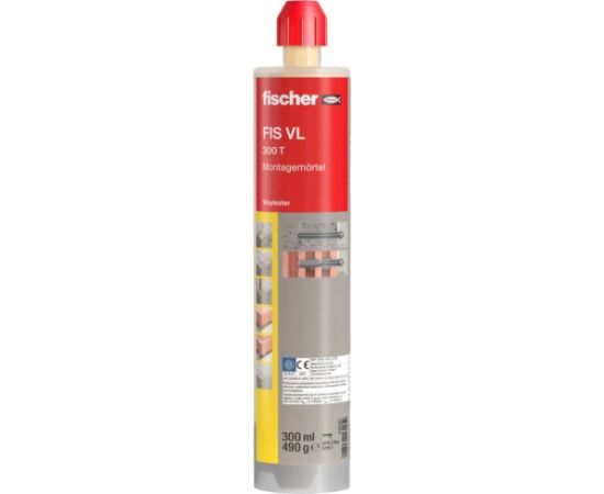 fischer injection mortar FIS VL 300 T six-pack grey, 6 cartridges of 300ml each Новинки Для дома и сада 