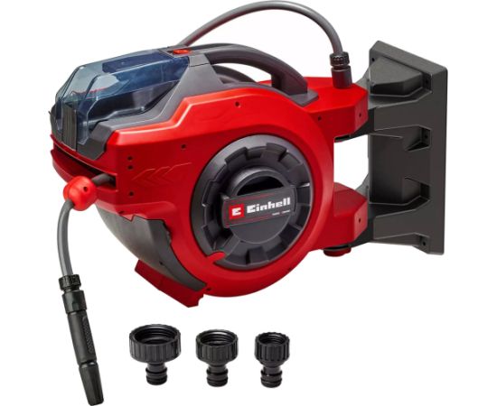 EINHELL Power X-Change cordless hose reel GE-HR 18/30 Li-Solo, 18 Volt red, without battery and charger, 30 meters, with connections Новинки Для дома и сада 
