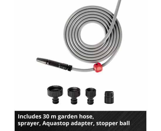 EINHELL Power X-Change cordless hose reel GE-HR 18/30 Li-Solo, 18 Volt red, without battery and charger, 30 meters, with connections Новинки Для дома и сада 