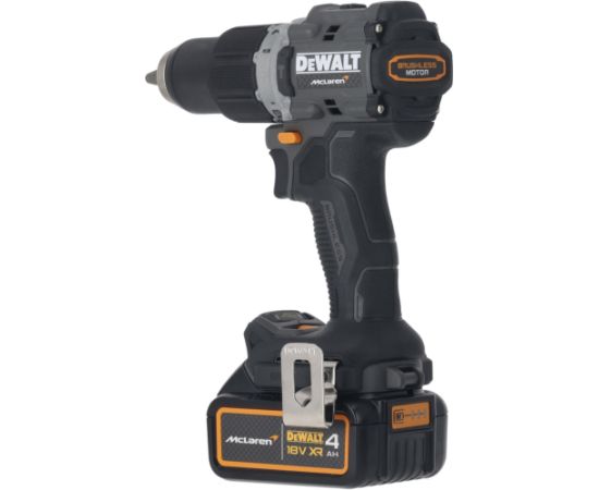 DEWALT Cordless Impact Drill DCD85MM2T, 18 Volt, in McLaren design grey/black, 2x Li-Ion XR batteries 4Ah, in T STAK box Новинки Для дома и сада 