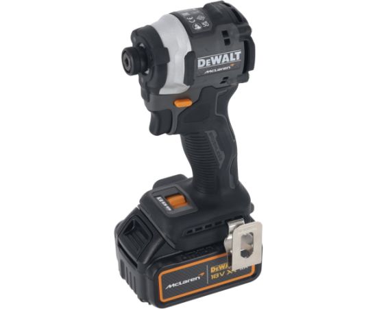 DEWALT Cordless Impact Wrench DCF85MM2T, 18 Volt, 1/4", in McLaren Design grey/black, 2x Li-Ion XR batteries 4 Ah, in T STAK Box Новинки Для дома и сада 