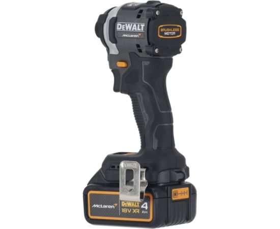 DEWALT Cordless Impact Wrench DCF85MM2T, 18 Volt, 1/4", in McLaren Design grey/black, 2x Li-Ion XR batteries 4 Ah, in T STAK Box Новинки Для дома и сада 