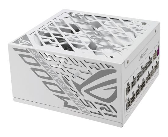 ASUS ROG-STRIX-1000P-GAMING-WHITE, PC power supply white, 1x 12-pin High Power GPU, 4x PCIe, cable management, 1000 Watt Datoru barošanas bloki