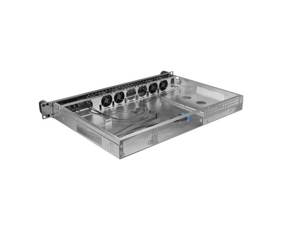 Lanberg Rackmount server chassis ITX 300/10 19"/1U SC01-3001-10B Black Serveri un to komponentes