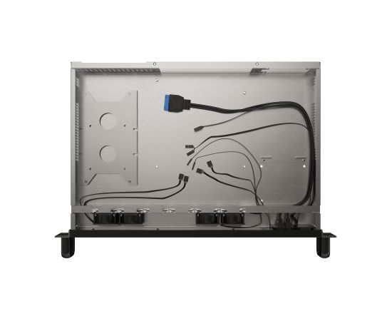 Lanberg Rackmount server chassis ITX 300/10 19"/1U SC01-3001-10B Black Serveri un to komponentes