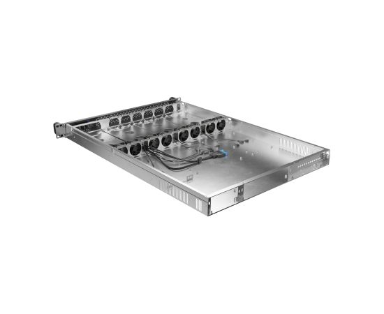 Lanberg Rackmount server chassis E-ATX 650/12 19"/1U SC01-6501-12B Black Serveri un to komponentes