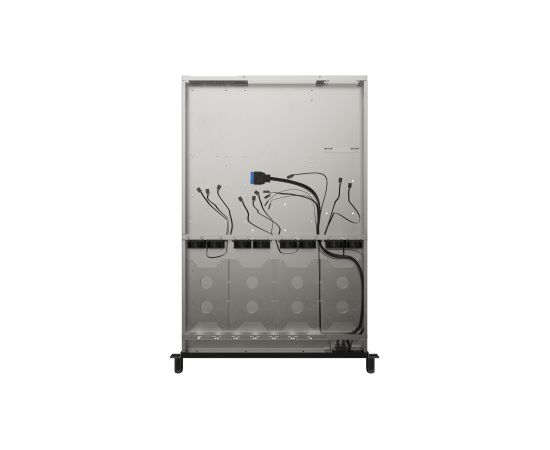 Lanberg Rackmount server chassis E-ATX 650/12 19"/1U SC01-6501-12B Black Serveri un to komponentes