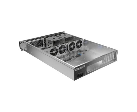 Lanberg Rackmount server chassis E-ATX 650/12 19"/2U SC01-6502-12B Serveri un to komponentes