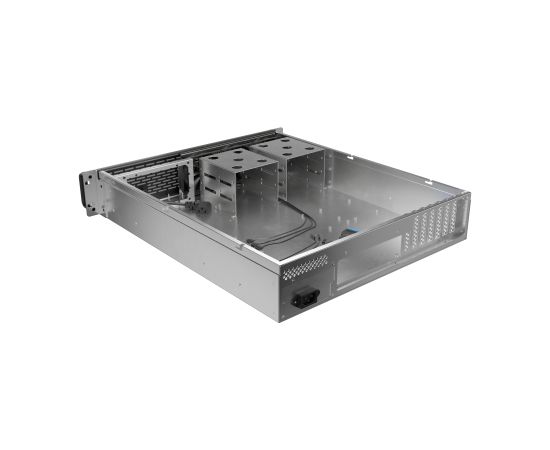 Lanberg Rackmount Server Chassis ATX 520/12 19"/2U SC01-5202-12B Black Serveri un to komponentes