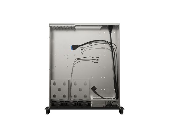 Lanberg Rackmount Server Chassis ATX 520/12 19"/2U SC01-5202-12B Black Serveri un to komponentes