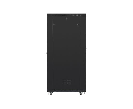 Lanberg Rack cabinet 19" free-standing 42U/800x1200 (flat pack) with glass door, LCD FF01-8242-12BL Black Serveri un to komponentes