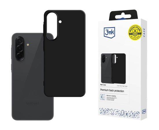 Case 3mk Matt Case Samsung A576 A57 5G black Neoriģinālie Maciņi