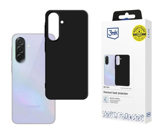 Case 3mk Matt Case Samsung A376 A37 5G black Neoriģinālie Maciņi