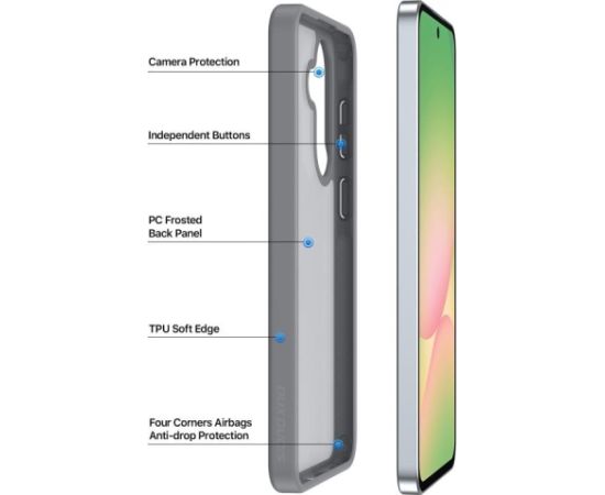 Case Dux Ducis Yind Samsung A576 A57 5G grey Neoriģinālie Maciņi