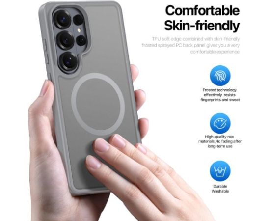 Case Dux Ducis Yind MagSafe Samsung S948 S26 Ultra grey Neoriģinālie Maciņi