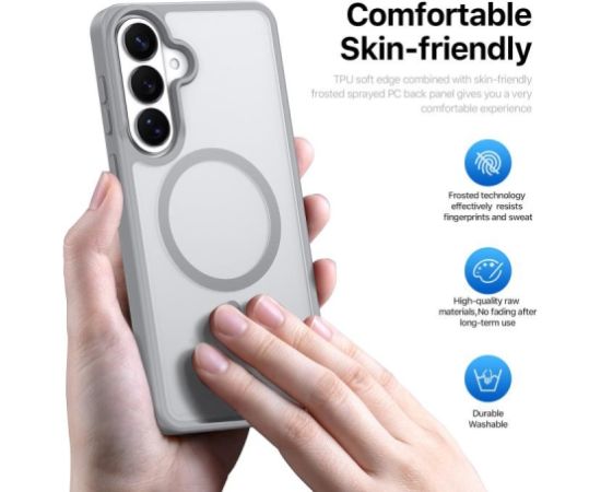 Case Dux Ducis Yind MagSafe Samsung S942 S26 grey Neoriģinālie Maciņi