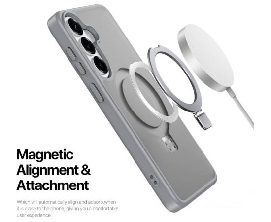 Case Dux Ducis Yind Magnetic Stand Samsung S942 S26 grey Neoriģinālie Maciņi