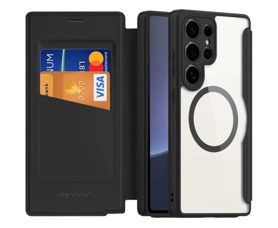 Case Dux Ducis Skin X Pro for Samsung S938 S25 Ultra black Neoriģinālie Maciņi