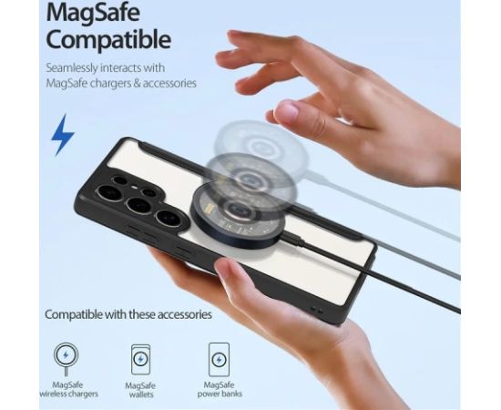 Case Dux Ducis Skin X Pro for Samsung S938 S25 Ultra black Neoriģinālie Maciņi