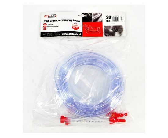 Ūdens līmeņrādis AWTools AW27801; 20 m Mērinstrumenti, Attāluma un līmeņa mērītāji