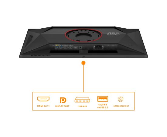 LCD Monitor AOC 27 " 2560 x 1440 pixels Quad HD Native aspect ratio 16:9 QD-OLED Flat Q27G4ZD Monitori