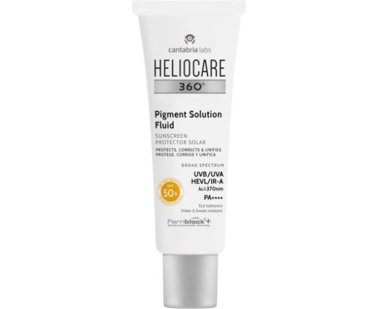 Cantabria Labs, Heliocare 360º Pigment Solution, Sun Protection, Sunscreen Fluid, 50 ml Ķermeņa kosmētika