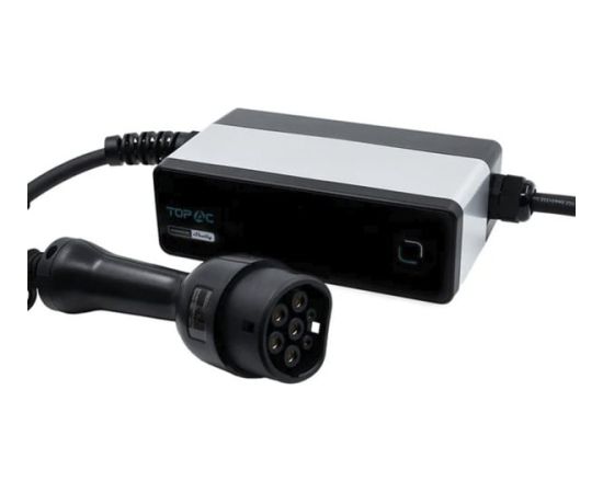 Shelly Portable EV Charger TopAC, 11 kW, Wallbox white/black, WLAN Elektro Auto lādēšanas piederumi