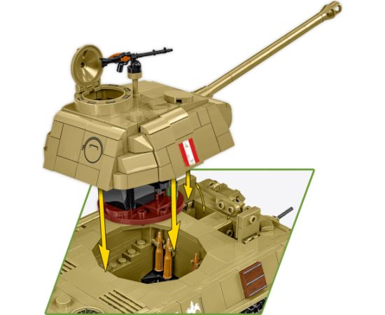 COBI Panzer V Panther Ausf. G "Poodle", construction toy, scale 1:28 Конструкторы